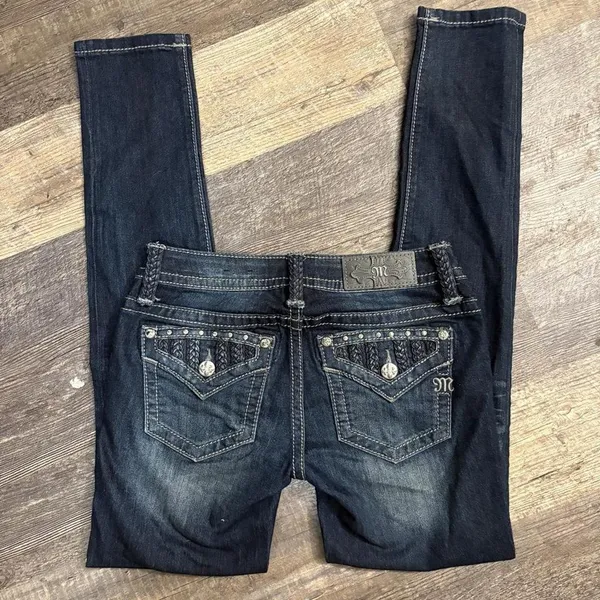 Y2K‎ 2000s grunge size 25 low rise Miss Me Jeans - Image 2