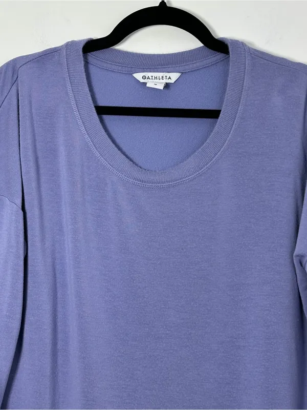 Athleta Coaster Luxe Sweatshirt Women’s Medium Purple - Image 3