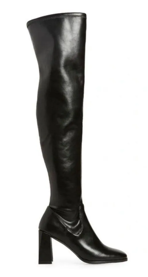 Open Edit New  Over The Knee Boot in Black size 5 - Image 2