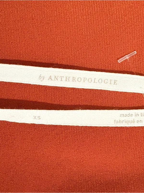 Anthropologie Rust Brown Aline midi dress spaghetti straps minimalist - Image 7