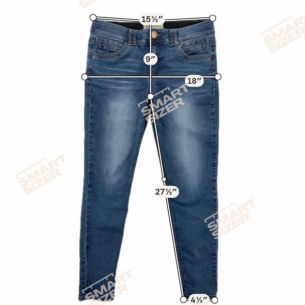 Democracy "Ab" Technology Skinny Mid Rise Jeans Dark Wash Stretch Denim Size 10 - Image 5