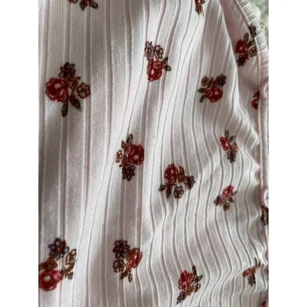 Love Wins Womens Pink Floral Strappy Light Tank Top NEW Large - Image 6