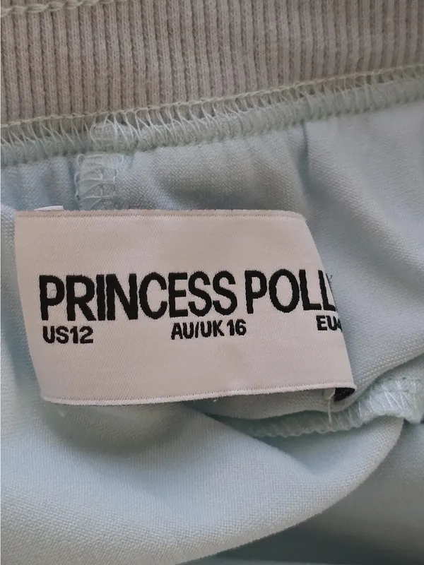 Princess Polly Light Blue Women's Drawstring Lounge Shorts - Image 7