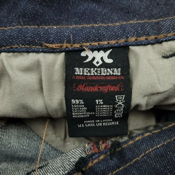 MEK DNM Moscow Women’s Bootcut Jeans Dark Wash Size 28 Classic Denim - Image 8