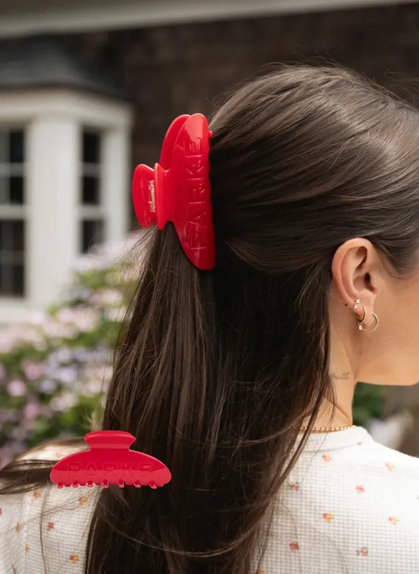 Parke Maggie & Emma Edit Claw Clip in Ruby - NWT - Image 2
