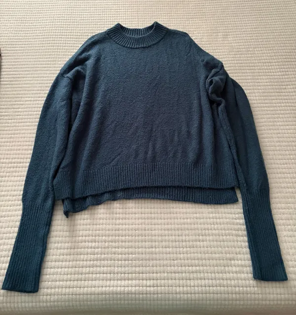 Melrose and Market Blue Crewneck Sweater M - Image 5