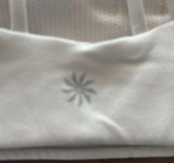 Athleta white strappy bra, size small - Image 3