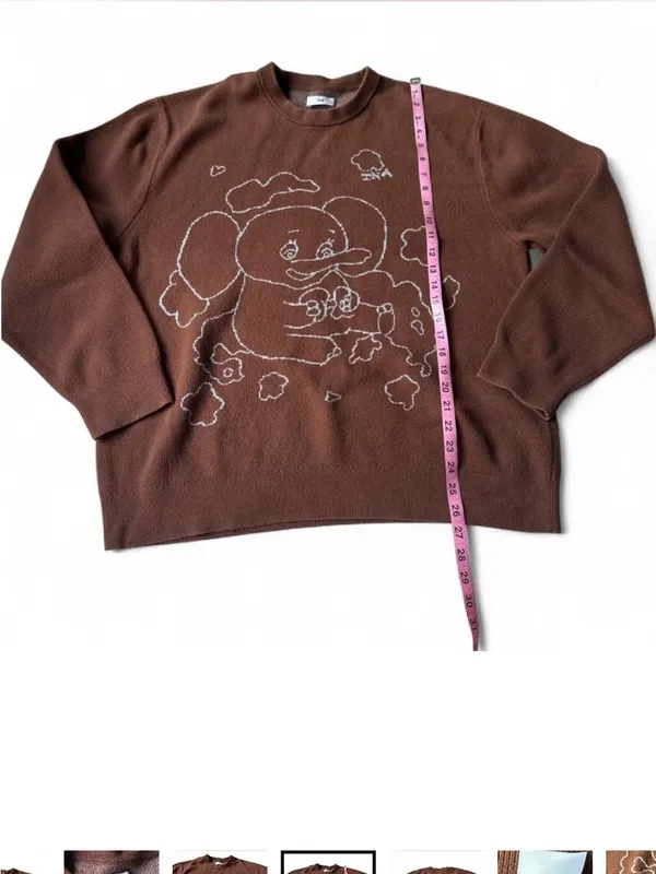 Aritzia TNA brown elephant sweater - Image 5