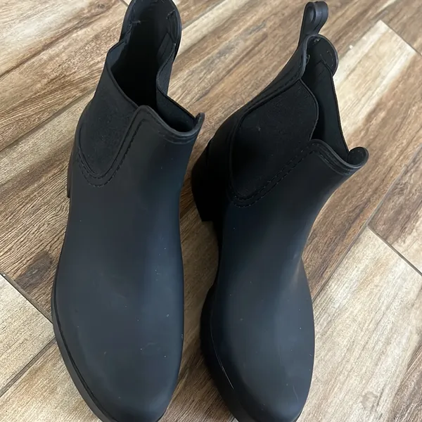 Jeffrey Campbell black rain boots - Image 2