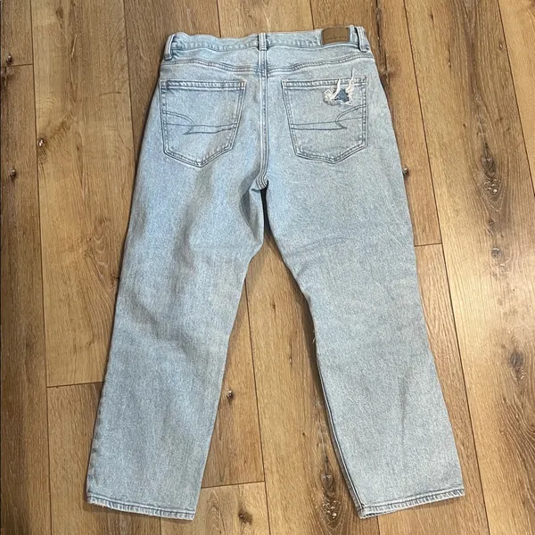 American Eagle Outfitters Light Blue High Rise Women's Jeans - Image 2