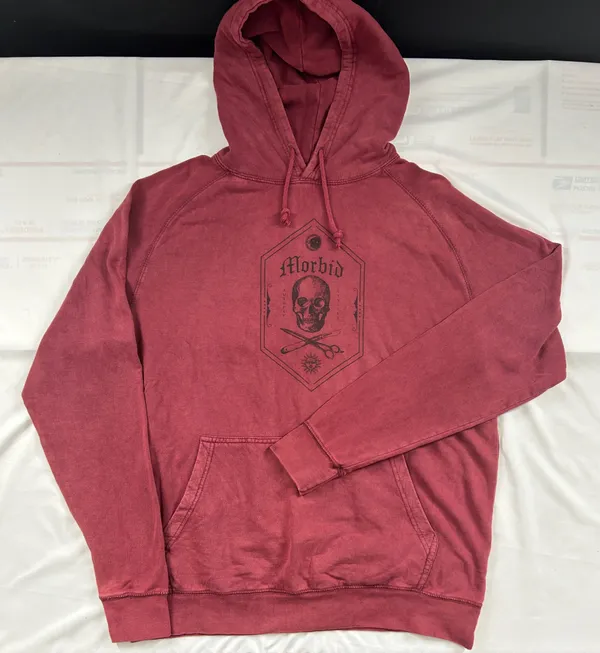 Morbid Podcast Autopsy Stylist Hoodie True Crime Merch Size L - Image 2