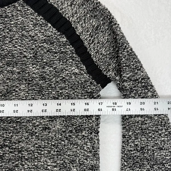 Lululemon Sweater Knit‎ Black Gray Long Sleeve Pullover Relaxed Fit Casual Sz XS - Image 2