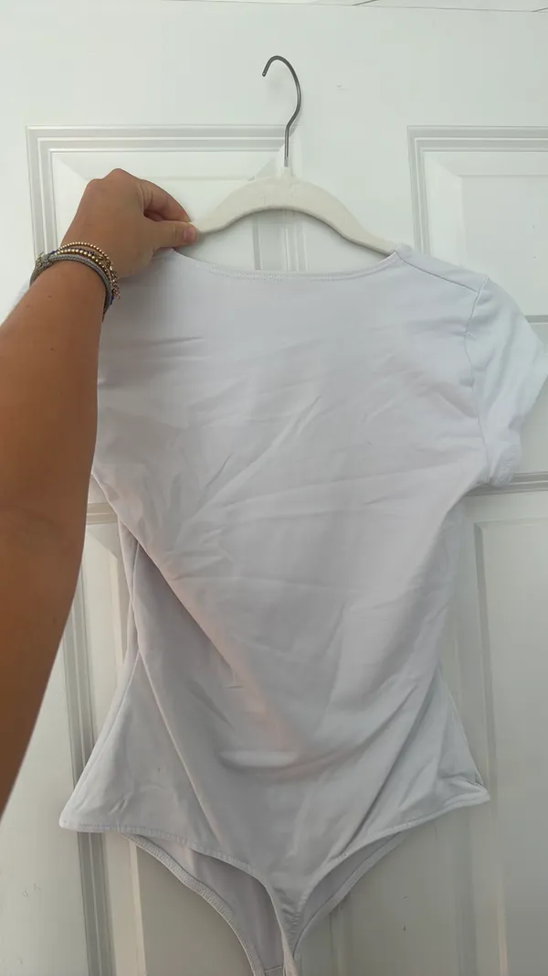 White Bodysuit Free People Intimately - Image 3
