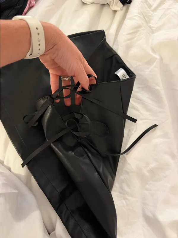 DNA Vegan Leather Skirt - Image 2