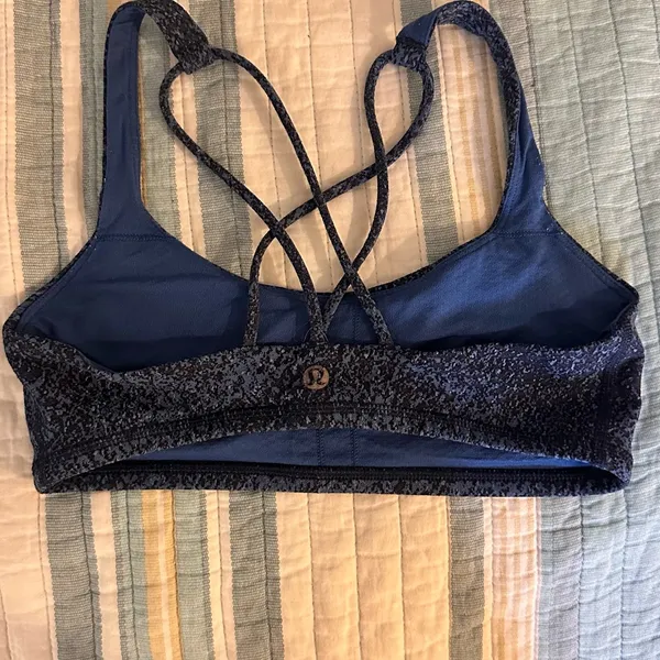 Lululemon sports bra blue and black - Image 2