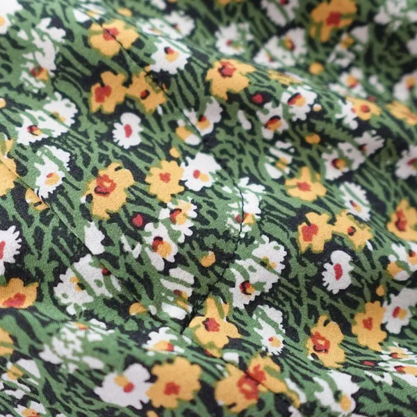 Toad & Co Green Yellow & White Floral Lightweight Travel Jogger Pants Size S - Image 3