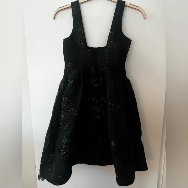 Maeve Antropologie Women’s Black Floral Embellished Dress - Image 9