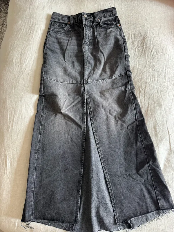 Reformation Nila Long Denim Skirt - Image 3