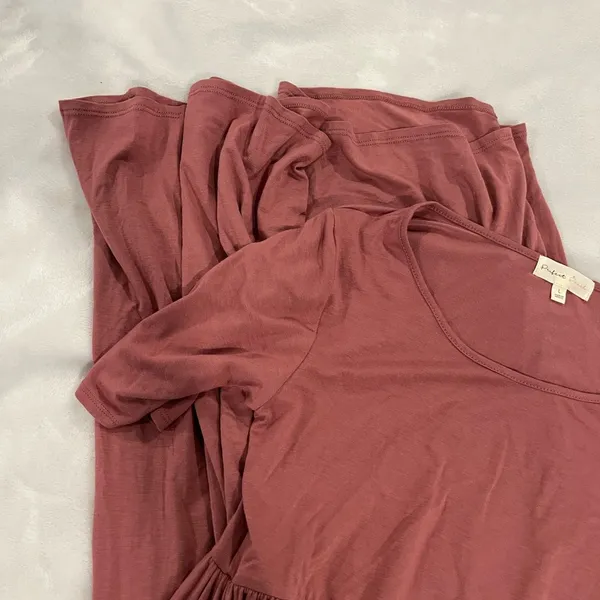 Dusty Rose Women's Top Pink Size L - Image 2