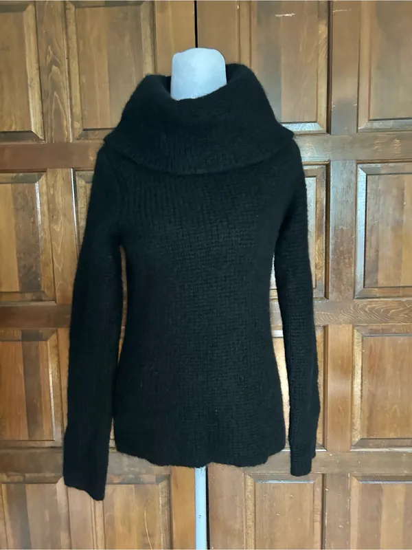 Lauren Ralph Lauren Sweater S Small Mohair Blend Ribbed Knit‎ Turtleneck HK - Image 2