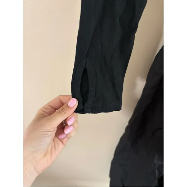 Lulus Sophisticated Chic Black Mixed Media Midi Dress Size Small NWT Cocktail - Image 10