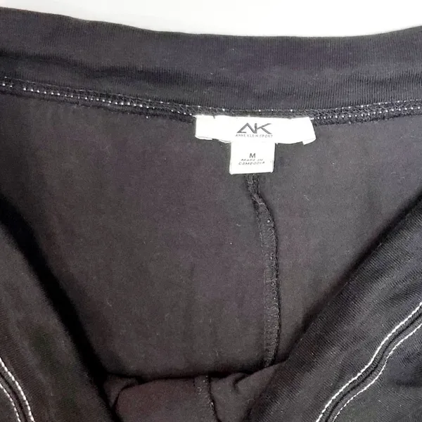Anne Klein Sport Black Skort White Stitching Size Medium - Image 4