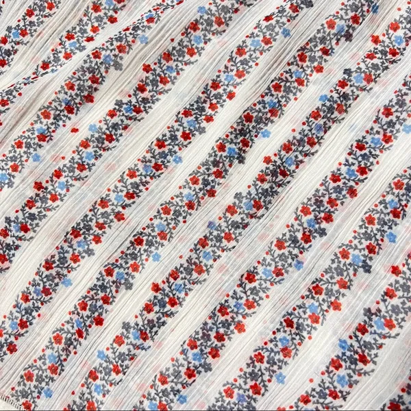 Aerie Floral Stripe Cap Sleeve Top - Image 6