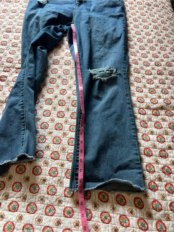 Denizen Levi’s High Rise Ankle Straight Jeans size 14 - Image 5