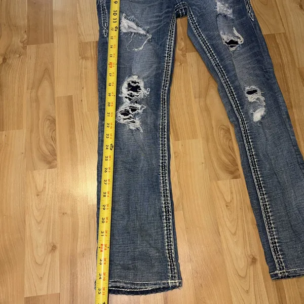 Rock Revival 26 Ferry Women’s Jeans Straight Mid-Rise Boot Cut EUC cowgirl rodeo - Image 4