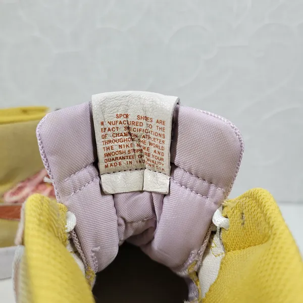 Nike Zoom Blazer Premium SB Womens 5.5 Sanded Gold Paisley Patchwork High Top - Image 15