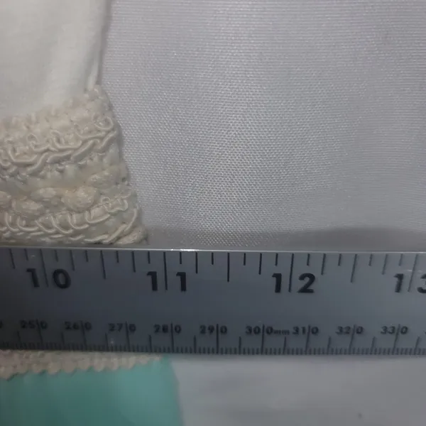 Wild Daisy Women's Strapless Maxi Dress Jr Small Mint Green White Crochet Waist - Image 5