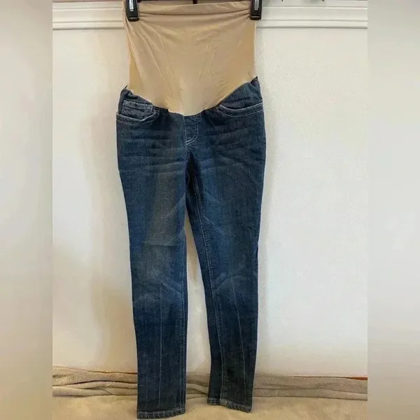 Indigo Blue Maternity‎ Jeans size petite extra small​ - Image 2
