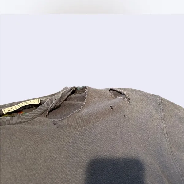 Free People Gray Short Sleeve Tee - Image 2