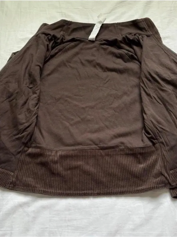 Lululemon Espresso Corduroy Jacket Scuba Track - Image 5