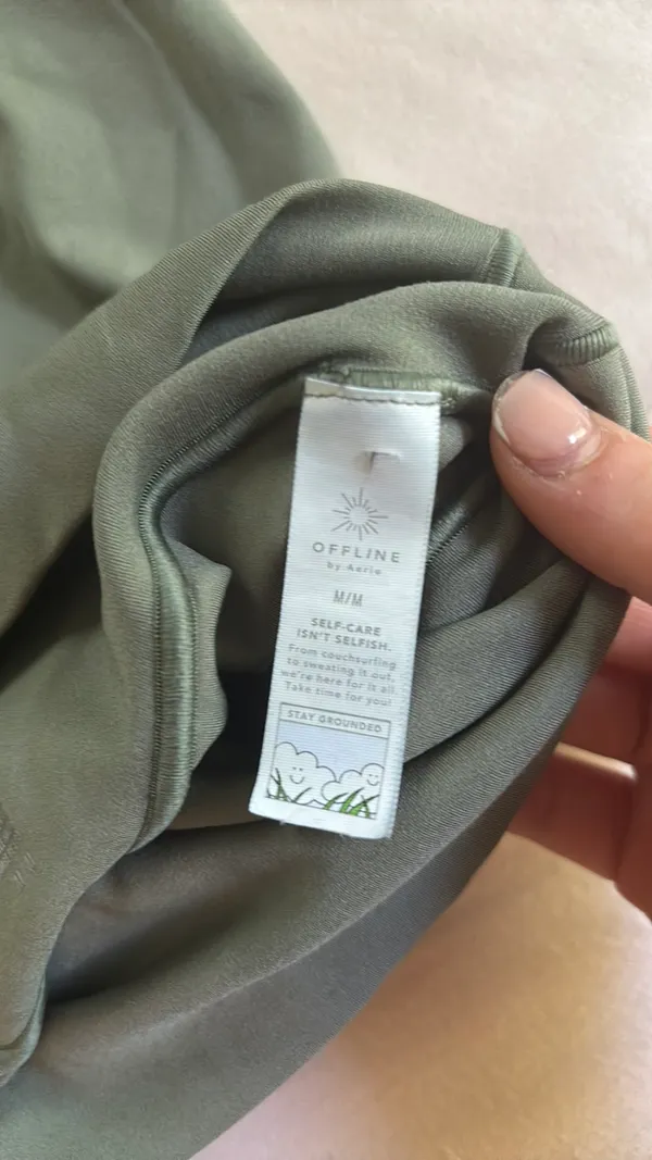 Green OFFLINE by Aerie Shorts Biker - Image 2