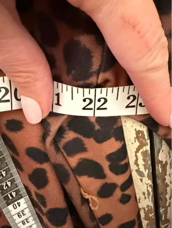 ZARA Woman Animal Leopard Print Mock Neck Stretchy Maxi Dress Large - Image 8