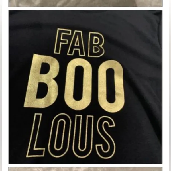 Halloween FaBOOlous long sleeve t-shirt size L - Image 2