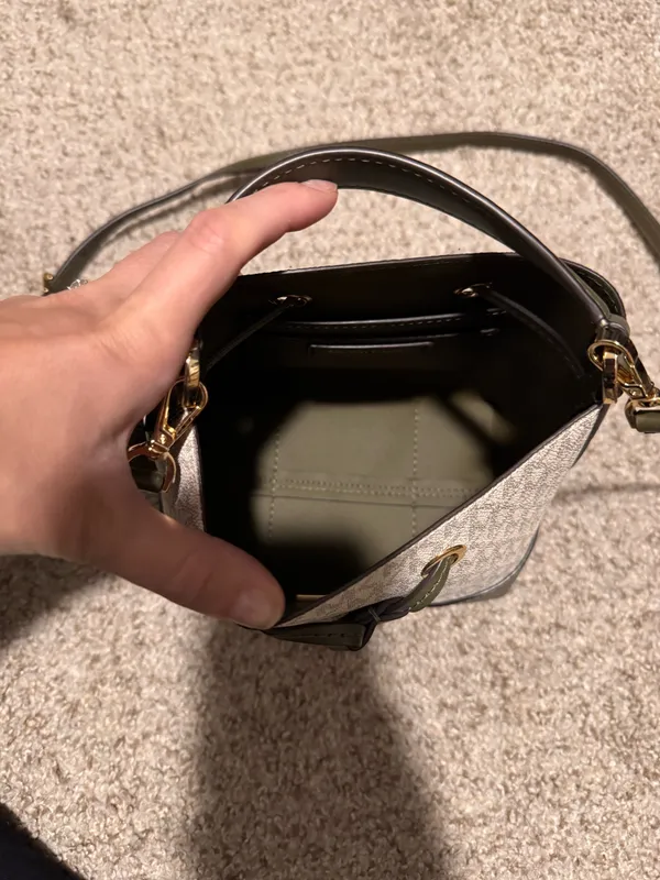 Michael Kors Bag Crossbody Small white and green - Image 2