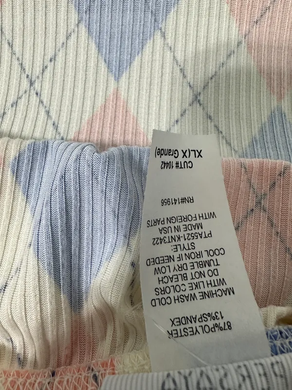 NWOT Y2K Plaid Halter Top Multiple Size XL - Image 4