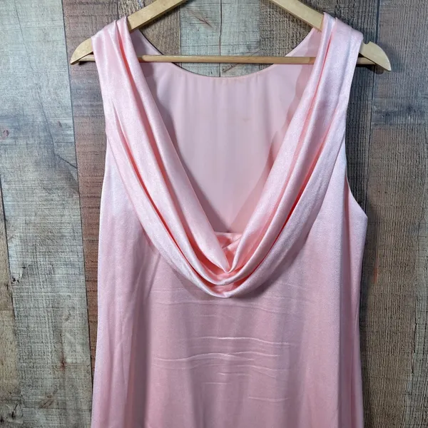 Alice + Olivia Lita Pink Cowl Back Shift Mini Dress Large Homecoming Cocktail - Image 6
