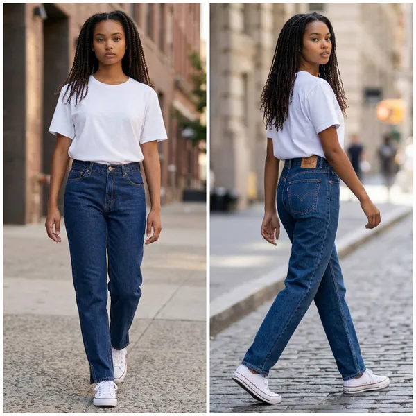Vintage 90s Levi's 664 Jeans USA Made High Rise Mom Tapered Denim 30x28‎ 12 M - Image 2