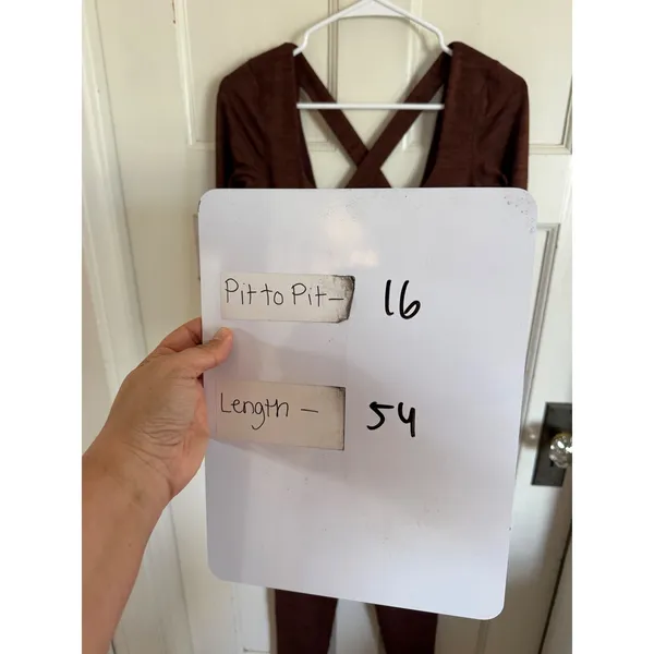 Free People FP Movement Releve brown‎ heathered jumpsuit size small - Image 7