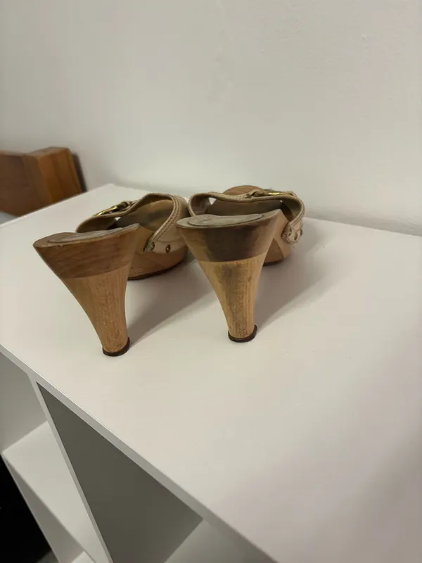 bally wood heels Tan Size 8 - Image 3
