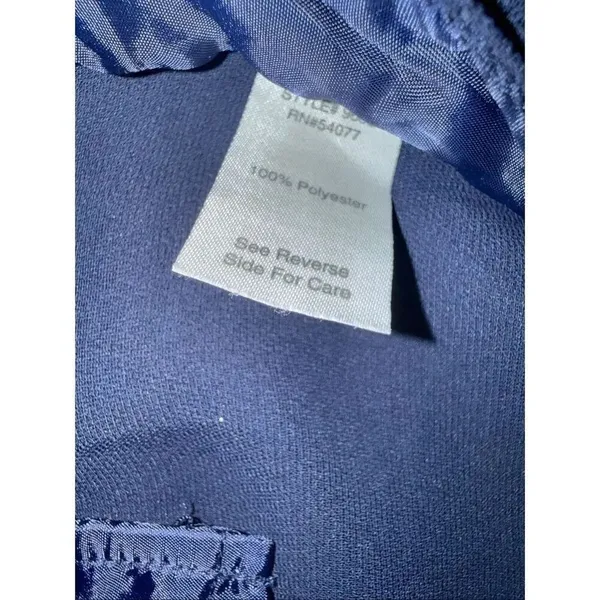 Cabi Midrise Navy Wide Leg Trousers Size 8 Business Officewear Dressy #769 - Image 7