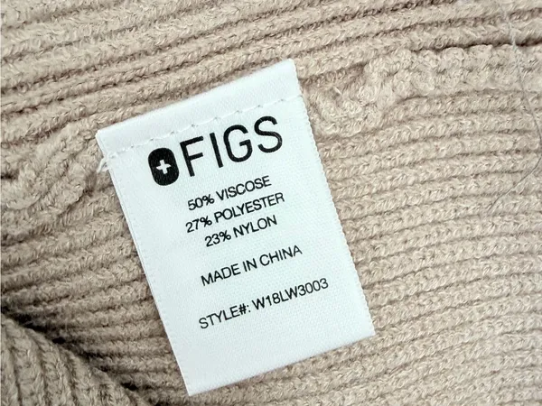 Figs NWTs Tan Knit Ribbed Loungewear Sweater size XL - Image 8