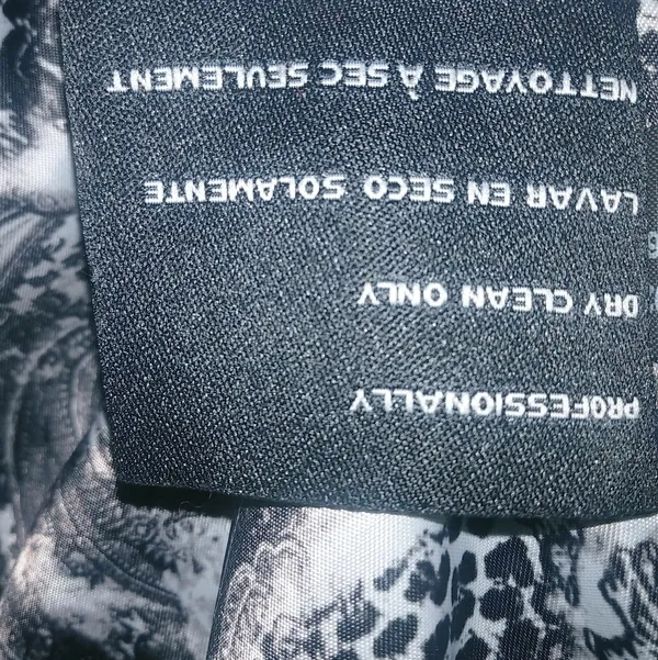Guess L Full Length Logo Lined Pea Coat Double Breasted Belted Wool in Black - Image 10