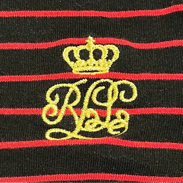Ralph Lauren Black and Red Striped Top‎ - Image 3
