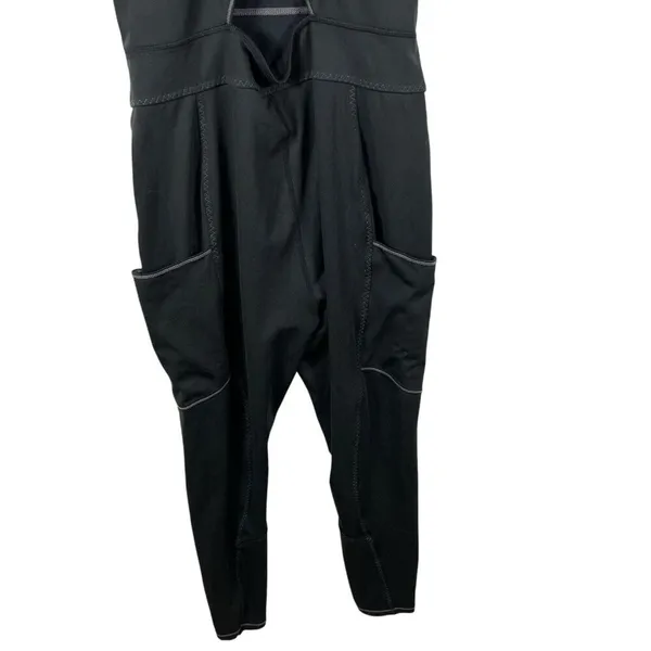 Free People Movement Cross‎ The Line Bodysuit Black Women’s Size Medium athletic - Image 8
