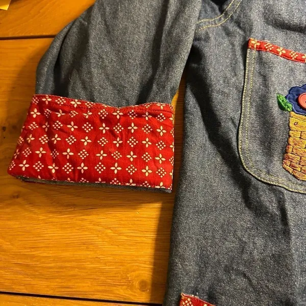 Vintage Casey Coleman Jean button up shacket s/m Blue - Image 5