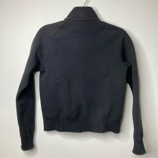 Lululemon black full zip jacket size‎ 6 - Image 5